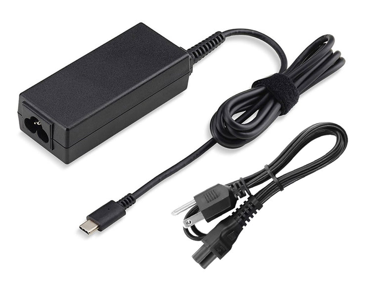 45W HP Chromebook x360 14c-ca0065nr Charger AC Adapter Power Supply + Cord