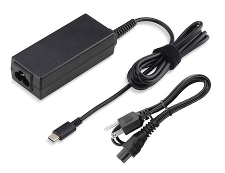 45W HP Chromebook x360 12b-ca0010nr Charger AC Adapter Power Supply + Cord